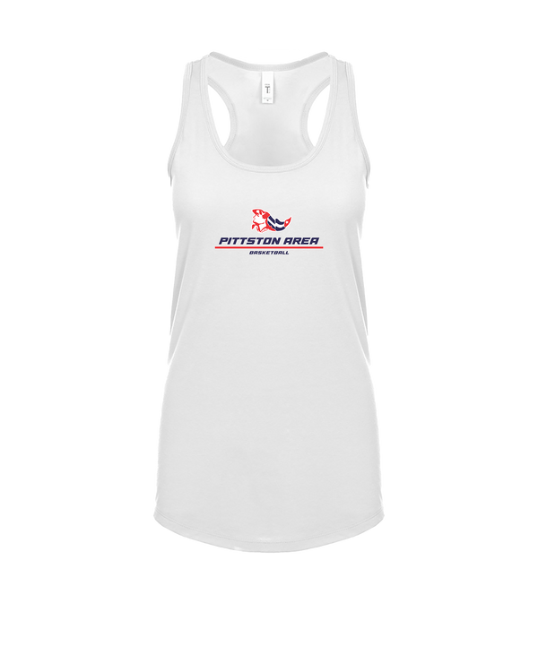 Pittston Area HS Boys Basketball Split - Womens Tank Top