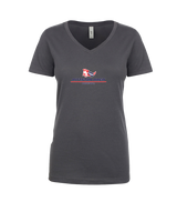 Pittston Area HS Boys Basketball Split - Womens V-Neck