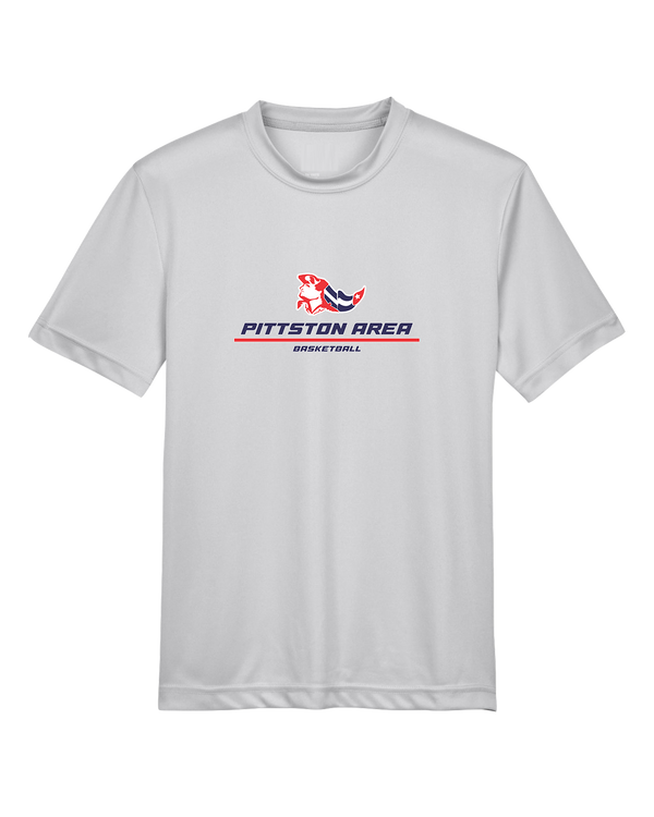 Pittston Area HS Boys Basketball Split - Youth Performance T-Shirt