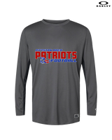 Pittston Area HS Football Bold - Mens Oakley Longsleeve