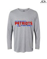 Pittston Area HS Football Bold - Mens Oakley Longsleeve