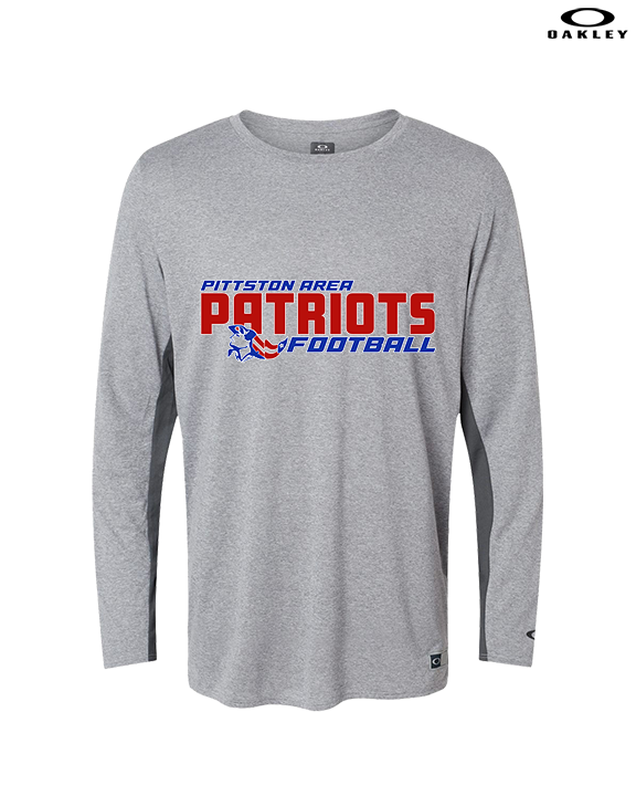 Pittston Area HS Football Bold - Mens Oakley Longsleeve