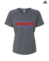 Pittston Area HS Football Bold - Womens Adidas Performance Shirt
