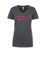 Pittston Area HS Football Bold - Womens V-Neck