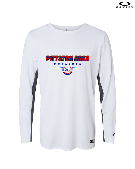 Pittston Area HS Football Design - Mens Oakley Longsleeve