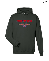Pittston Area HS Football Design - Nike Club Fleece Hoodie