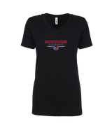 Pittston Area HS Football Design - Womens Vneck