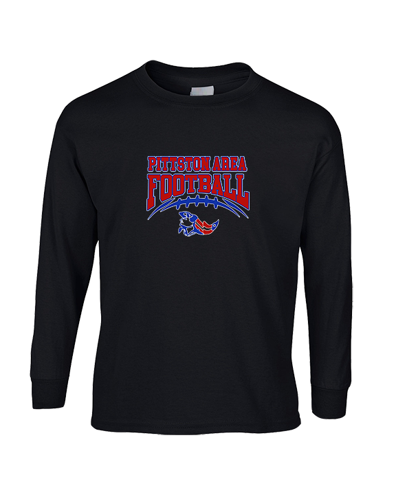 Pittston Area HS Football School Football - Cotton Longsleeve