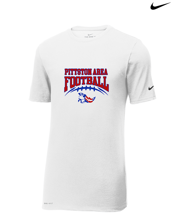Pittston Area HS Football School Football - Mens Nike Cotton Poly Tee