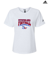 Pittston Area HS Football School Football - Womens Adidas Performance Shirt