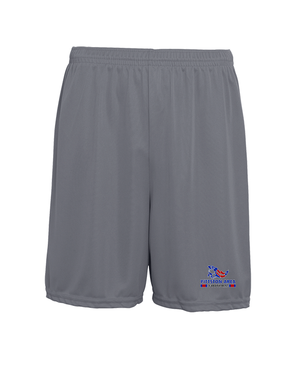 Pittston Area HS Football Stacked - Mens 7inch Training Shorts