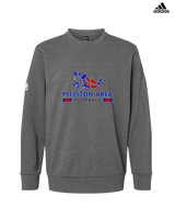 Pittston Area HS Football Stacked - Mens Adidas Crewneck