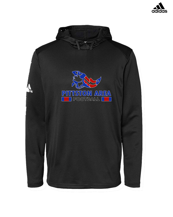 Pittston Area HS Football Stacked - Mens Adidas Hoodie