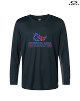 Pittston Area HS Football Stacked - Mens Oakley Longsleeve