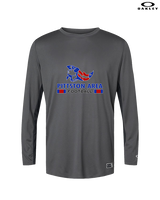 Pittston Area HS Football Stacked - Mens Oakley Longsleeve