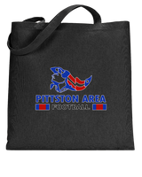 Pittston Area HS Football Stacked - Tote