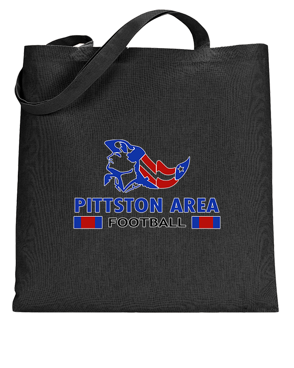 Pittston Area HS Football Stacked - Tote