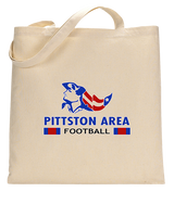 Pittston Area HS Football Stacked - Tote