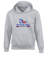 Pittston Area HS Football Stacked - Unisex Hoodie