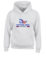 Pittston Area HS Football Stacked - Unisex Hoodie