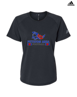Pittston Area HS Football Stacked - Womens Adidas Performance Shirt