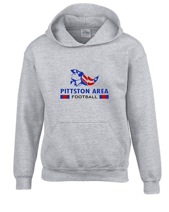 Pittston Area HS Football Stacked - Youth Hoodie