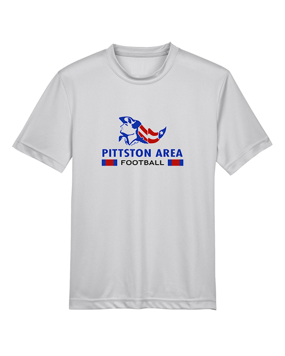 Pittston Area HS Football Stacked - Youth Performance Shirt
