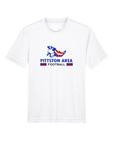 Pittston Area HS Football Stacked - Youth Performance Shirt