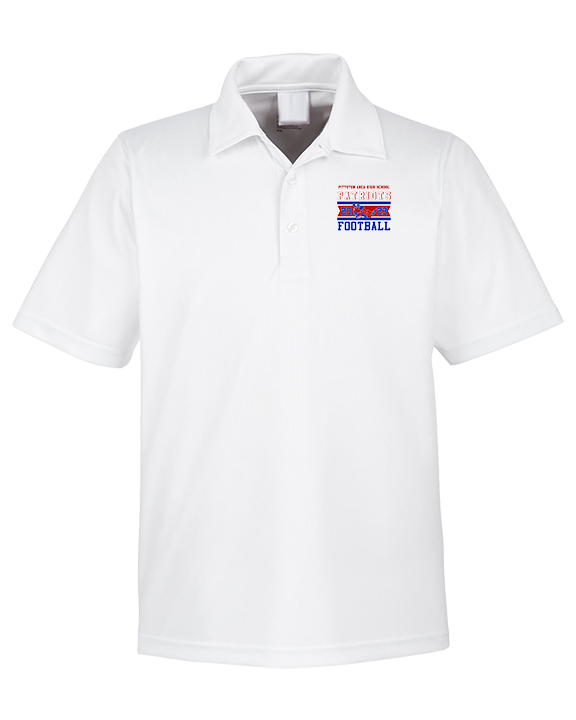 Pittston Area HS Football Stamp - Mens Polo
