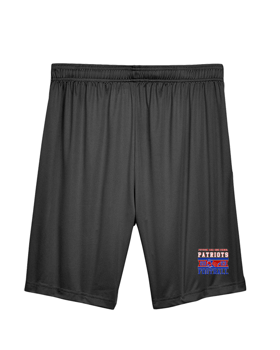 Pittston Area HS Football Stamp - Mens Training Shorts with Pockets