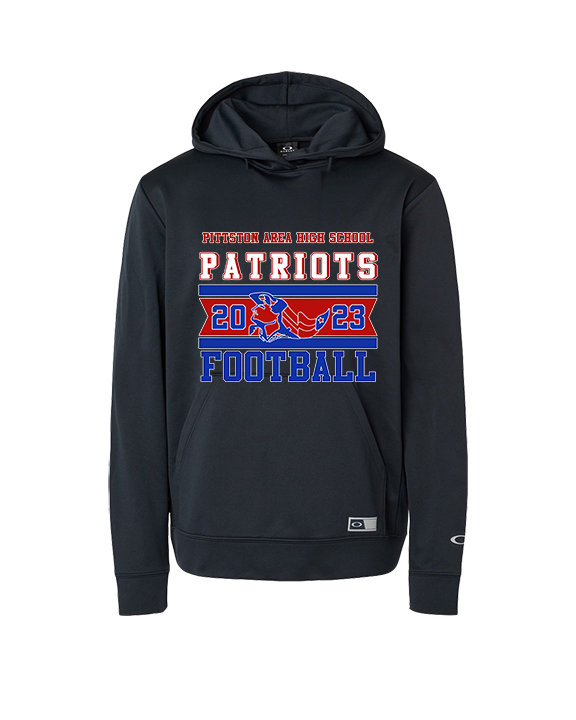 Pittston Area HS Football Stamp - Oakley Performance Hoodie