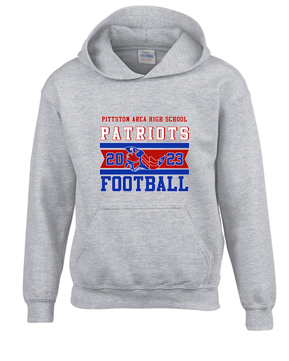 Pittston Area HS Football Stamp - Youth Hoodie
