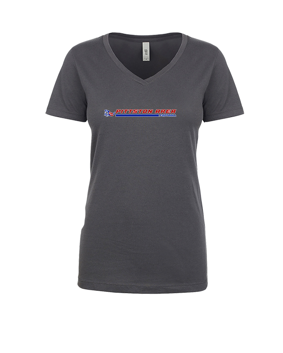 Pittston Area HS Football Switch - Womens Vneck
