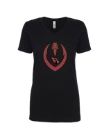 Plainfield Whole Football - Womens V-Neck