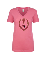 Plainfield Whole Football - Womens V-Neck
