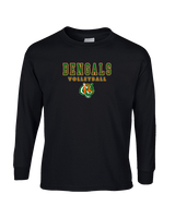 Plainfield East HS Boys Volleyball Block - Cotton Longsleeve