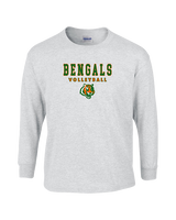 Plainfield East HS Boys Volleyball Block - Cotton Longsleeve