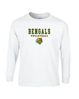 Plainfield East HS Boys Volleyball Block - Cotton Longsleeve