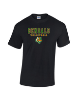Plainfield East HS Boys Volleyball Block - Cotton T-Shirt
