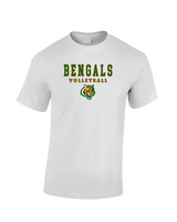 Plainfield East HS Boys Volleyball Block - Cotton T-Shirt