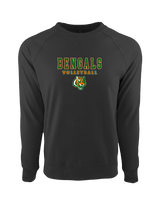 Plainfield East HS Boys Volleyball Block - Crewneck Sweatshirt