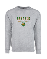 Plainfield East HS Boys Volleyball Block - Crewneck Sweatshirt
