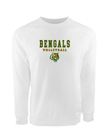 Plainfield East HS Boys Volleyball Block - Crewneck Sweatshirt