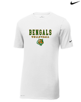 Plainfield East HS Boys Volleyball Block - Mens Nike Cotton Poly Tee