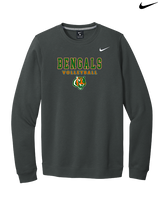 Plainfield East HS Boys Volleyball Block - Mens Nike Crewneck