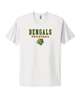 Plainfield East HS Boys Volleyball Block - Mens Select Cotton T-Shirt