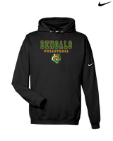 Plainfield East HS Boys Volleyball Block - Nike Club Fleece Hoodie