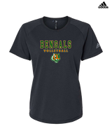Plainfield East HS Boys Volleyball Block - Womens Adidas Performance Shirt