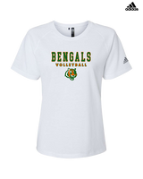 Plainfield East HS Boys Volleyball Block - Womens Adidas Performance Shirt