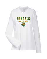 Plainfield East HS Boys Volleyball Block - Womens Performance Longsleeve